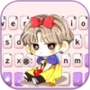 Handsome Kpop Boy Keyboard Bac