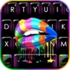 Rainbow Drip Lips Keyboard The