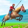 Tent Pegging Horse Racing Game