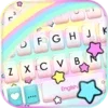 Cute Rainbow Stars Keyboard Background