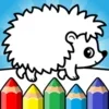 Easy coloring book for kids