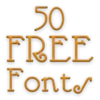 Free Fonts 50 Pack 4