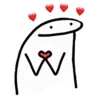 Cute Flork Stickers