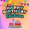 Happy birthday stickers 2024