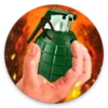 Simulator of explosion grenade