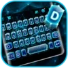 Neon Tech 3D Keyboard Theme