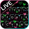 Shiny Neon Hearts Theme