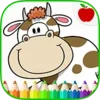 Farm Animals Coloring Book