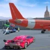 Airplane Car Transporter Pilot