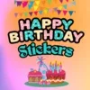 happy birthday stickers