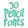 Pencil Fonts 50