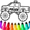 Monster Truck Coloring Book