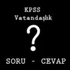 KPSS Vatandaşlık Soru-Cevap