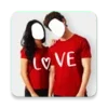 Couple photo suit style frame