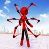 Spider Stickman Rope