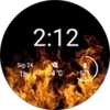 Animated Flames Watch Face