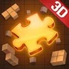 Jigsaw woods 3D block