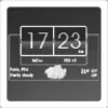 3D flip clock & world weather widget theme pack 6