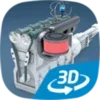 Four-stroke Otto engine educational VR 3D