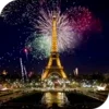 Fireworks in Paris Wallpaper