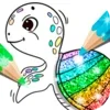 Glitter Coloring Game for Kids