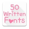 Written Fonts 50