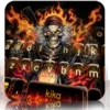 Fire Skull Rider Keyboard Them