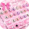 Girly Pink Pearl Keyboard Them