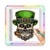 How to Draw Skull Tattoo Easy