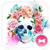 Skull Flowers Theme +HOME