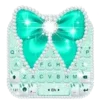 Green Diamond Bow Keyboard The