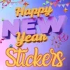 happy new year stickers 2024