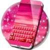 Pink Keyboard Hearts Glow