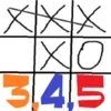 Tic-tac-toe 3–4–5