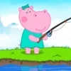 Hippo fishing