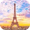 Paris Wallpaper Parisian Twilight Theme