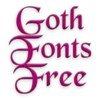 Goth Fonts