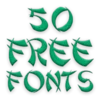 Free Fonts 50 Pack 7