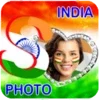 Indian Flag Text Photo Frame