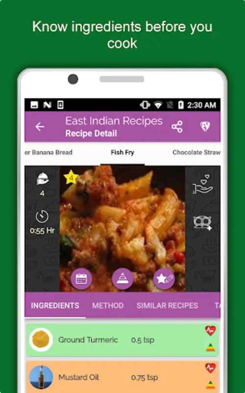 East Indian Recipes for Android - Explore Regional Cuisine