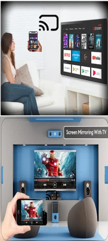 Screen Cast 4K HF for Android - Stream 4K to TV Wirelessly