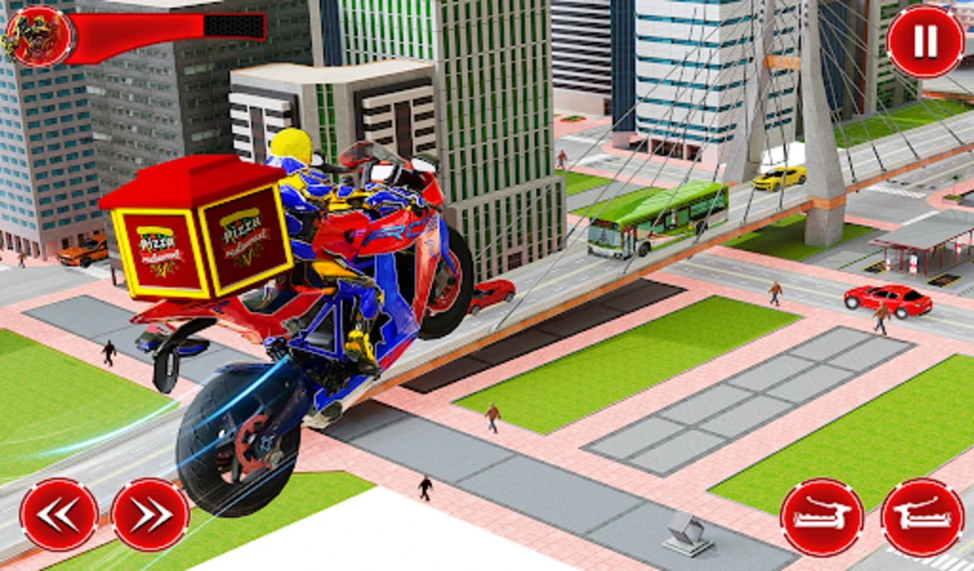 Superhero Bike Delivery Taxi for Android - No Downloading Needed