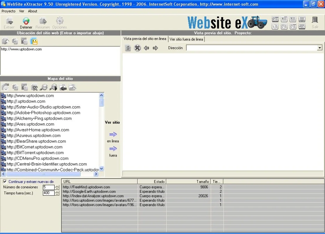 Website eXtractor for Windows - Offline Web Browsing Made Easy