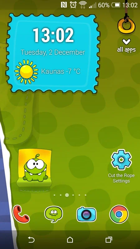 Cut the Rope Theme for Android - Transform Your Phone