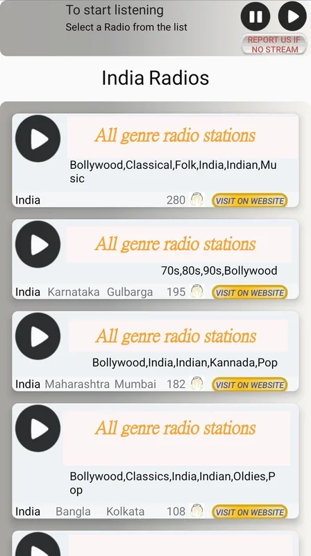 India Radios Online for Android - Enjoy Indian Radio Stations