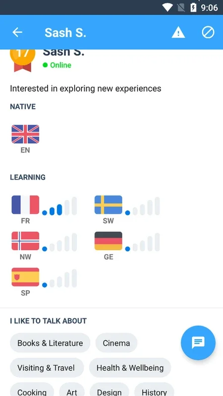 Speaky Android App: Learn Languages Through Global Conversation