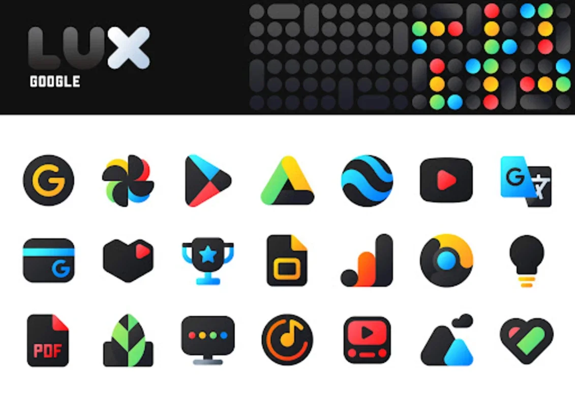 LuX IconPack for Android - Transform Your Device's Look