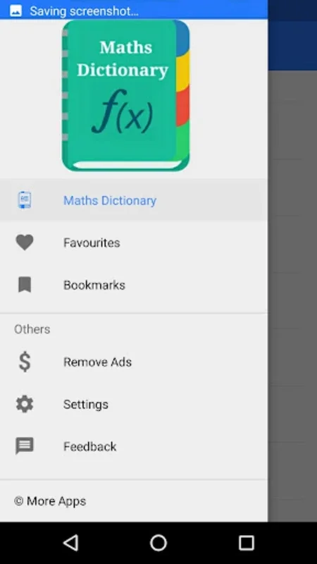 Maths Dictionary for Android: Comprehensive Math Terms