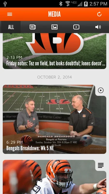 Bengals for Android - Stay Updated with Team News