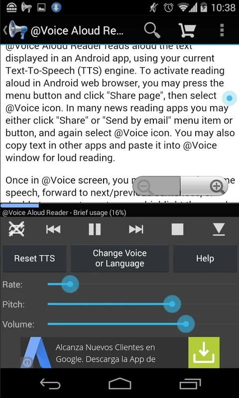 Voice Aloud Reader for Android - Transform Text to Speech